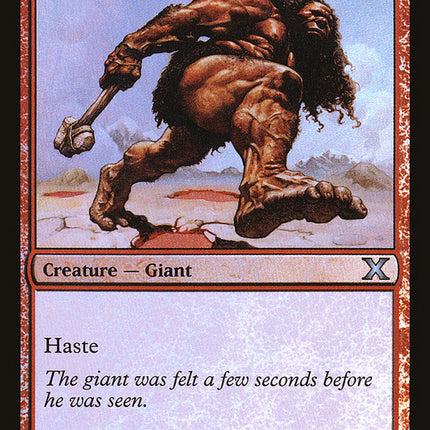 Thundering Giant (Premium Foil) [Tenth Edition]