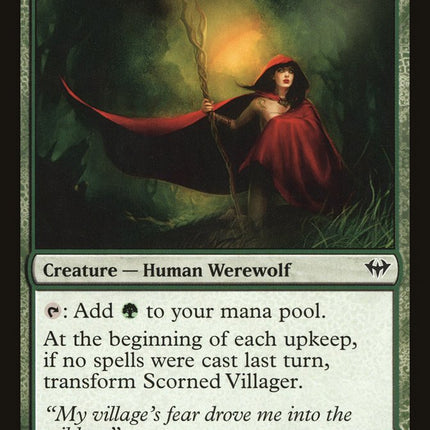 Scorned Villager // Moonscarred Werewolf [Dark Ascension]