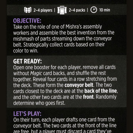 Mishra's Manufactory (Magic Minigame) [Modern Horizons 2 Minigame]