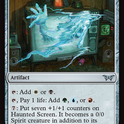 Haunted Screen [Duskmourn: House of Horror]