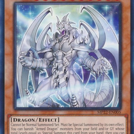 Armed Dragon LV10 White [MP22-EN005] Rare