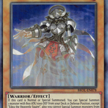 Edea the Heavenly Squire [BROL-EN078] Ultra Rare