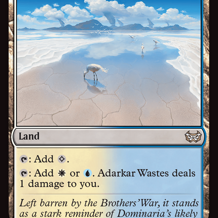 Adarkar Wastes [Duskmourn: House of Horror Commander]