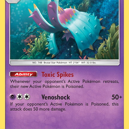 Toxapex (63/149) [Sun & Moon: Base Set]