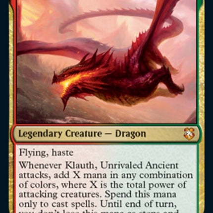 Klauth, Unrivaled Ancient [Dungeons & Dragons: Adventures in the Forgotten Realms Commander]