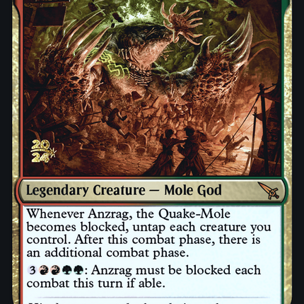 Anzrag, the Quake-Mole [Murders at Karlov Manor Prerelease Promos]