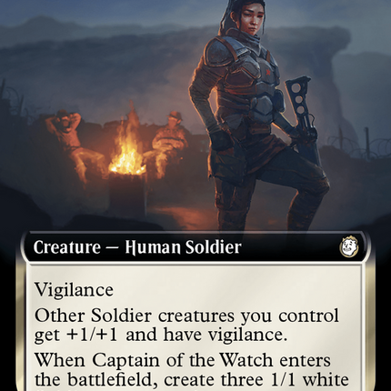 Captain of the Watch (Extended Art) (Surge Foil) [Fallout]