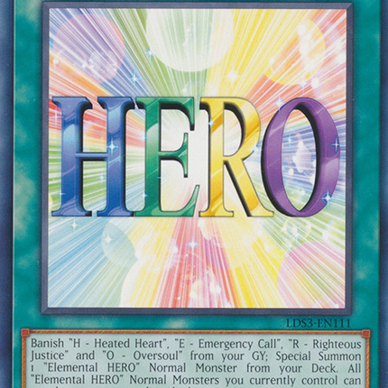 Hero Flash!! [LDS3-EN111] Common