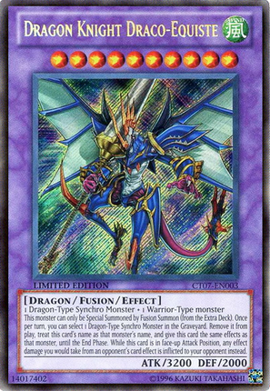 Dragon Knight Draco-Equiste [CT07-EN003] Secret Rare