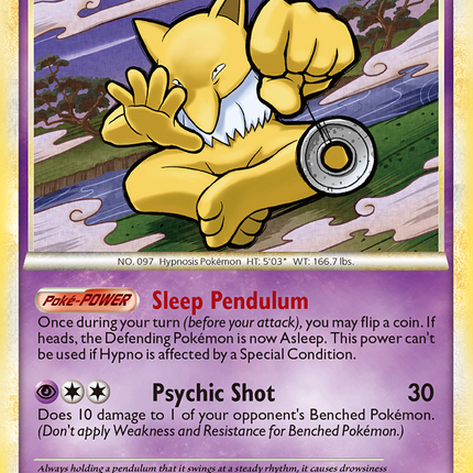 Hypno (23/123) [HeartGold & SoulSilver: Base Set]