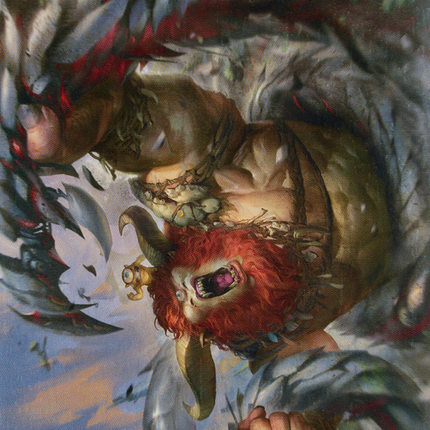 Borborygmos and Fblthp Art Card (42) [March of the Machine Art Series]