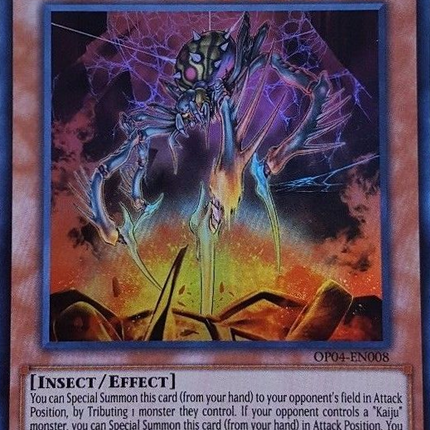 Kumongous, the Sticky String Kaiju [OP04-EN008] Super Rare