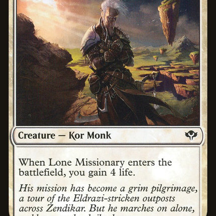 Lone Missionary [Duel Decks: Speed vs. Cunning]