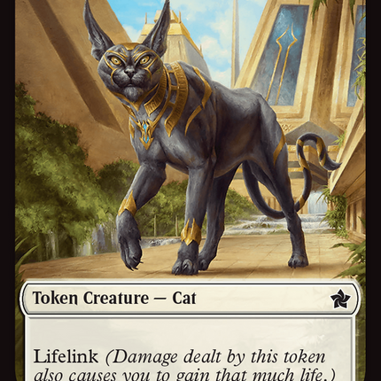 Cat (0027) // Phyrexian Goblin Double-Sided Token [Foundations Tokens]