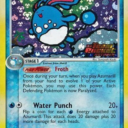 Azumarill (1/109) (Stamped) [EX: Team Rocket Returns]