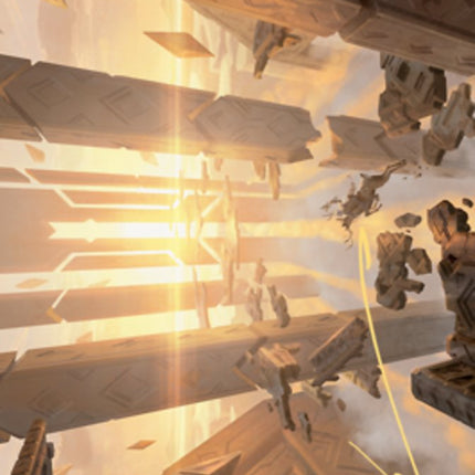 Skyclave Basilica Art Card (Gold-Stamped Signature) [Zendikar Rising Art Series]