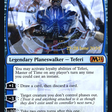 Teferi, Master of Time (75) [Core Set 2021 Prerelease Promos]