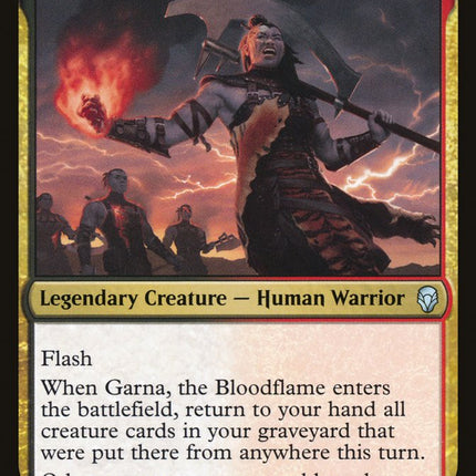 Garna, the Bloodflame [Dominaria]