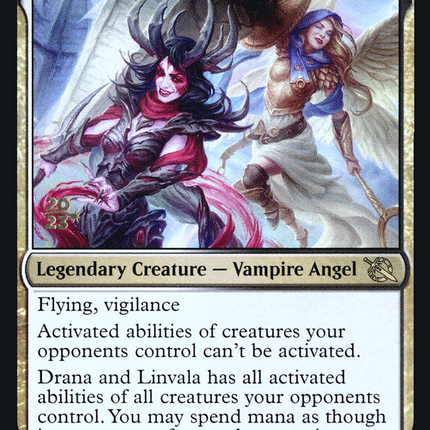 Drana and Linvala [March of the Machine Prerelease Promos]