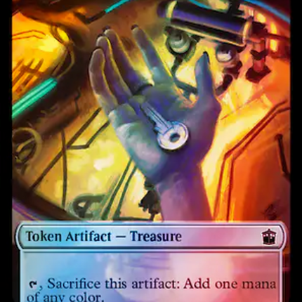 Human Noble // Treasure (0062) Double-Sided Token (Surge Foil) [Doctor Who Tokens]