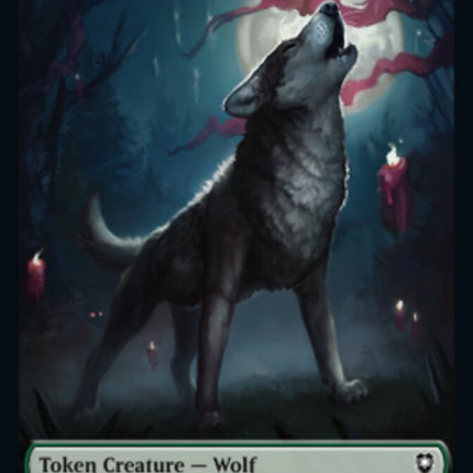 Wolf // Insect Double-Sided Token [Commander Legends: Battle for Baldur's Gate Tokens]