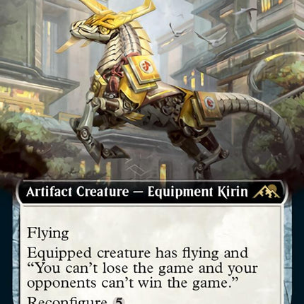 Cloudsteel Kirin (Extended Art) [Kamigawa: Neon Dynasty]