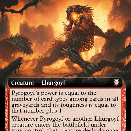 Pyrogoyf (Extended Art) [Modern Horizons 3 Commander]
