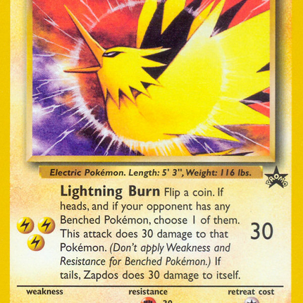Zapdos (23) [Wizards of the Coast: Black Star Promos]