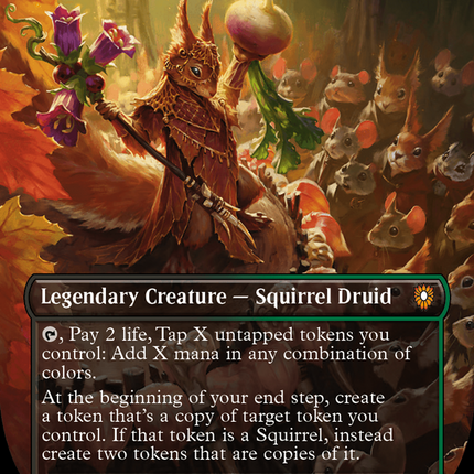 Hazel of the Rootbloom (Borderless) [Bloomburrow Commander]