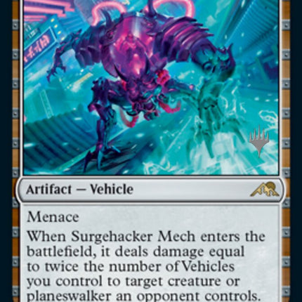 Surgehacker Mech (Promo Pack) [Kamigawa: Neon Dynasty Promos]
