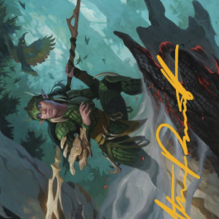 Gwenna, Eyes of Gaea Art Card (Gold-Stamped Signature) [The Brothers' War Art Series]
