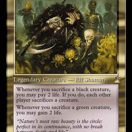 Savra, Queen of the Golgari (Retro Frame) [Ravnica Remastered]