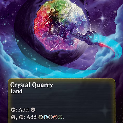 Crystal Quarry (0055) (Borderless) [Edge of Eternities: Stellar Sights]