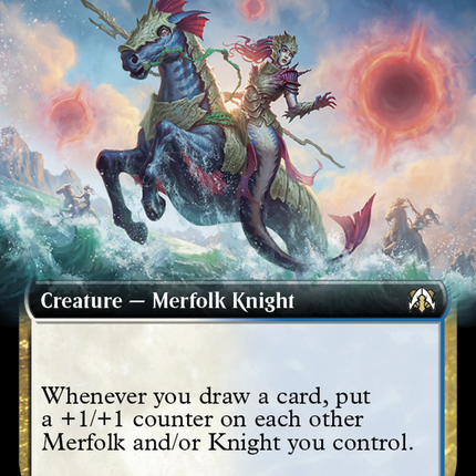 Vodalian Wave-Knight (Extended Art) [March of the Machine Commander]