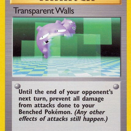 Transparent Walls (125/132) [Gym Challenge 1st Edition]