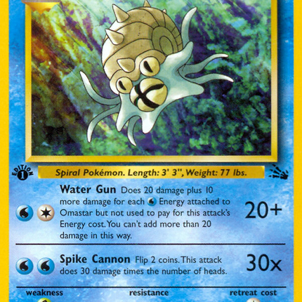 Omastar (40/62) [Fossil 1st Edition]