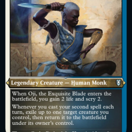 Oji, the Exquisite Blade (Foil Etched) [Commander Legends: Battle for Baldur's Gate]