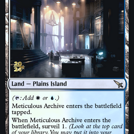 Meticulous Archive [Murders at Karlov Manor Prerelease Promos]