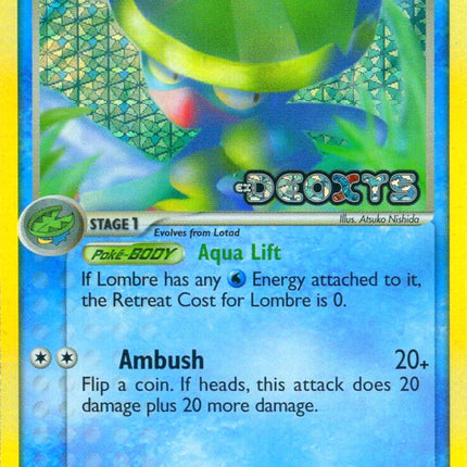 Lombre (33/107) (Stamped) [EX: Deoxys]