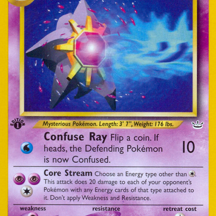 Starmie (25/64) [Neo Revelation 1st Edition]