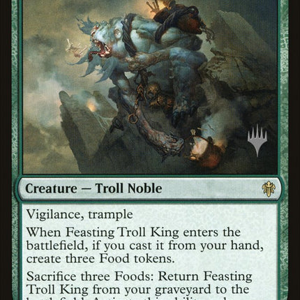 Feasting Troll King (Promo Pack) [Throne of Eldraine Promos]