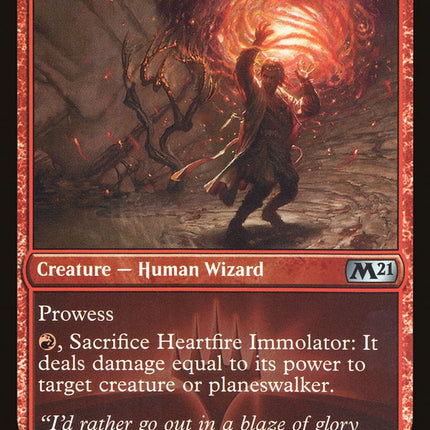 Heartfire Immolator (Promo Pack) [Core Set 2021 Promos]