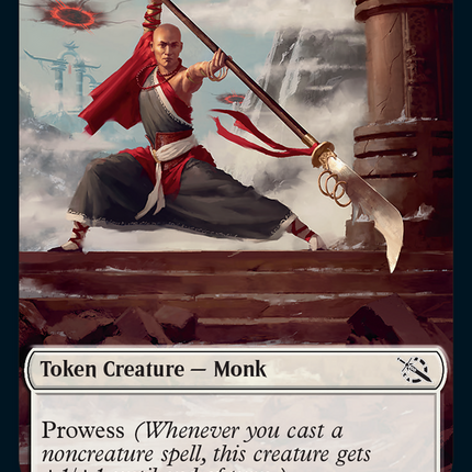 Monk // Kraken Double-Sided Token [March of the Machine Tokens]