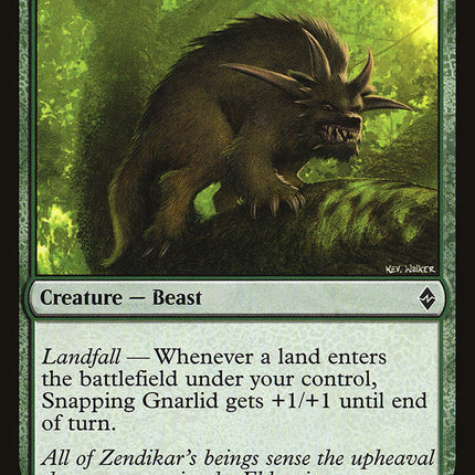 Snapping Gnarlid [Battle for Zendikar]