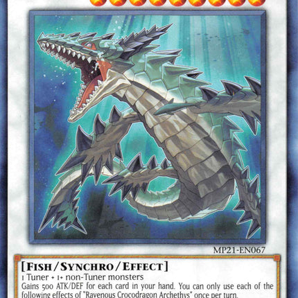 Ravenous Crocodragon Archethys [MP21-EN067] Common