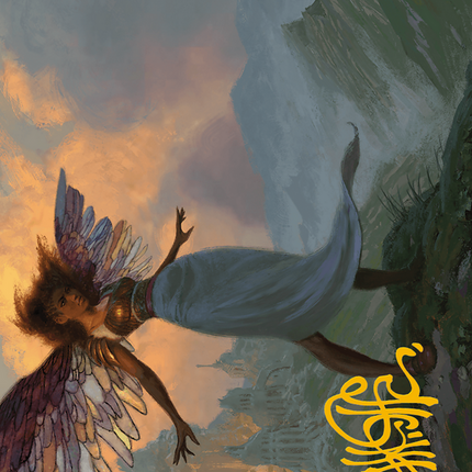 Glasswing Grace Art Card (Gold-Stamped Signature) [Modern Horizons 3 Art Series]