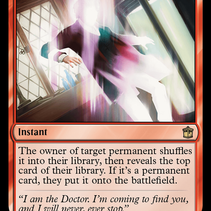 Chaos Warp (Surge Foil) [Doctor Who]
