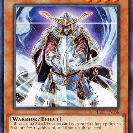 Samurai of the Ice Barrier (Duel Terminal) [HAC1-EN038] Parallel Rare