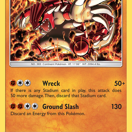 Groudon (81/168) [Sun & Moon: Celestial Storm]