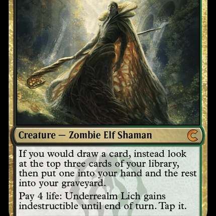 Underrealm Lich [Ravnica: Clue Edition]